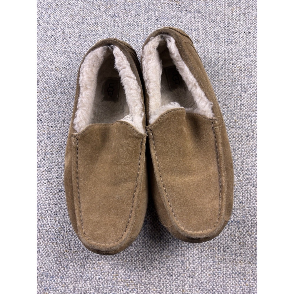UGG Men's Ascot Slipper Chestnut Suede 1101110 Authentic Sz 12